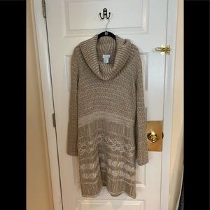 Amazingly warm sweater dress xl used
